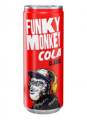 Funky Monkey Cola Фанки Манки Кола 330 мл ж/б оптом