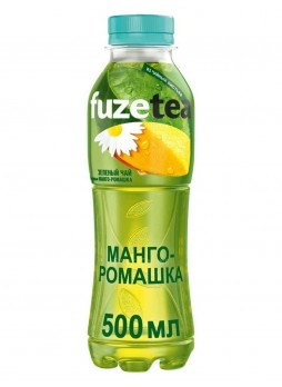 FuzeTea зеленый чай Манго Ромашка 500 мл ПЭТ