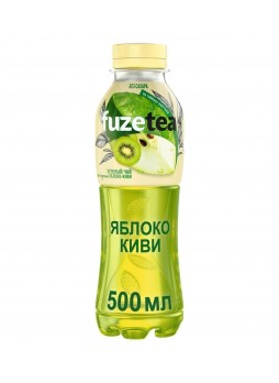 FuzeTea зеленый чай Яблоко Киви без сахара 500 мл ПЭТ