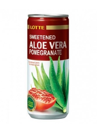 Lotte Aloe Vera Pomegranate Алоэ Вера ГРАНАТ 240мл ж/б оптом