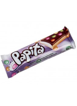 Печенье Papita мол. шоколад с мол. кремом и цвет. драже 33 г