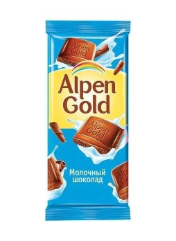 Шоколад Альпен Голд Молочный Alpen Gold 90гр