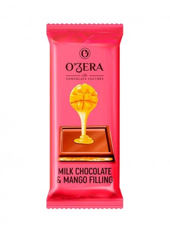 Шоколад OZera Milk & Mango молочный с манго 24 г оптом