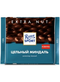 Шоколад Ritter Sport темный с цельным миндалем 100 г