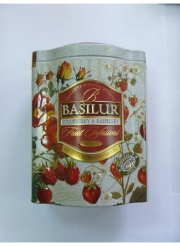 Чай каркаде Basilur Fruit Infusions клубника малина 100 г