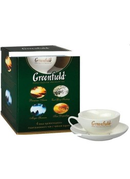 Greenfield Коллекция с чайной парой 4 вида × 25пак. × 100 пак.