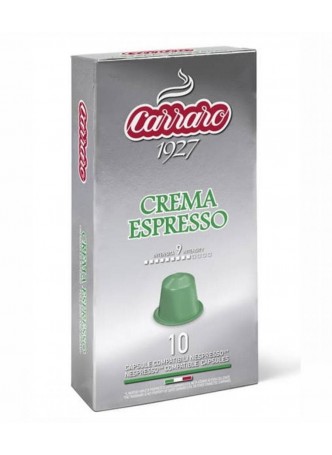 Кофе капсулы Carraro Crema Espresso Nespresso оптом