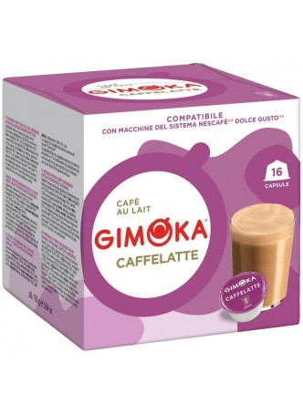 Кофе капсулы Dolce Gusto Gimoka CAFFELATTE ×16 оптом