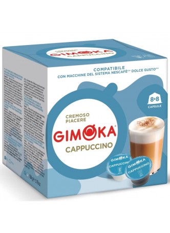 Кофе капсулы Dolce Gusto Gimoka CAPPUCCINO ×16 оптом