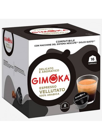 Кофе капсулы Dolce Gusto Gimoka VELLUTATO Espresso ×16