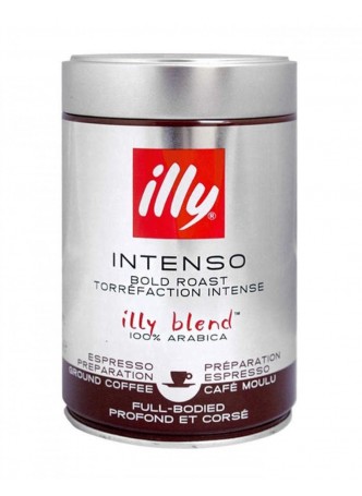 Кофе молотый illy INTENSO Espresso Dark 250 г