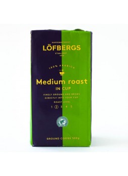 Кофе молотый Lofbergs Medium Roast in cup 500 г