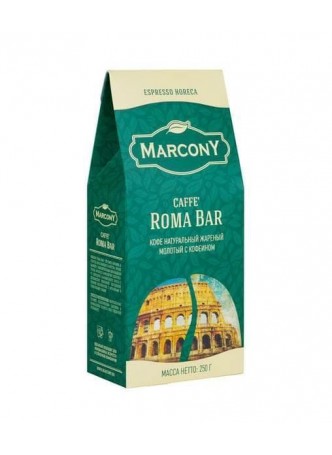 Кофе молотый Marcony Espresso HoReCa Caffe Roma Bar 250 г оптом