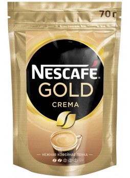 Кофе растворимый Nescafé Gold Crema пакет 70 г