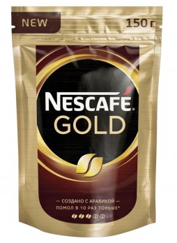 Кофе растворимый Nescafé Gold пакет 150 г