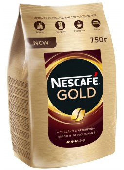 Кофе растворимый Nescafé Gold пакет 750 г