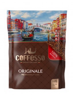Кофе сублимированный Coffesso Originale пакет 140 г