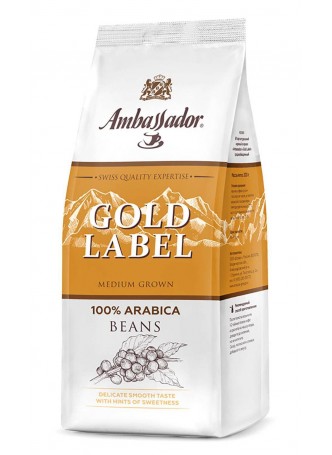 Кофе в зернах Ambassador Gold Label 200 г оптом