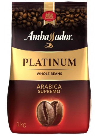 Кофе в зернах Ambassador Platinum 1000 г оптом