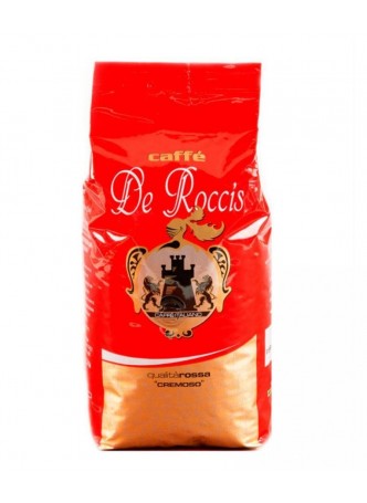 Кофе в зернах De Roccis Rossa Cremoso 500 г оптом