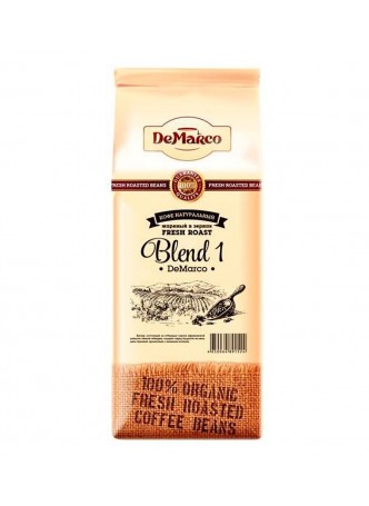 Кофе в зернах DeMarco Fresh Roast Blend 1 1000 г