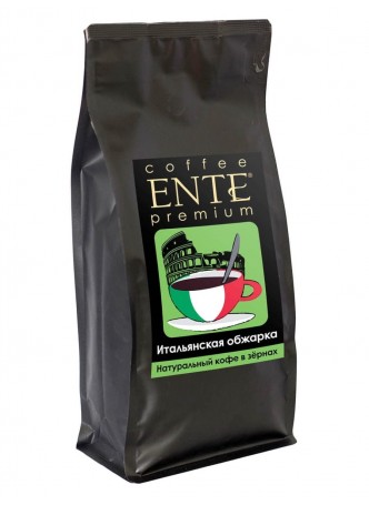 Кофе в зернах ENTE Итальянская обжарка 1000 г оптом