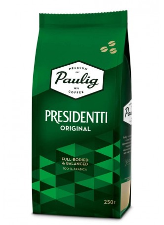 Кофе в зернах Paulig Presidentti Original 250 г