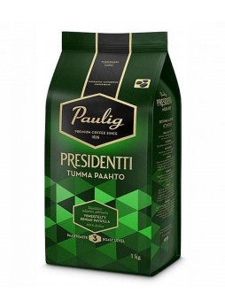 Кофе в зернах Paulig Presidentti Tumma Paahto 1000 г