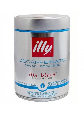 Кофе зерновой illy Decaffeinato без кофеина 250 г оптом