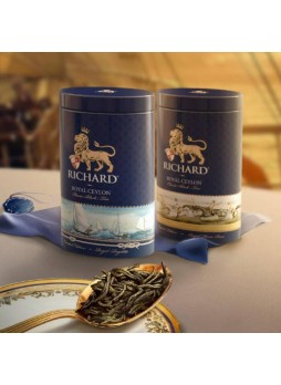 Подарочный чай Richard Royal Ceylon черн.листовой 80 г банка