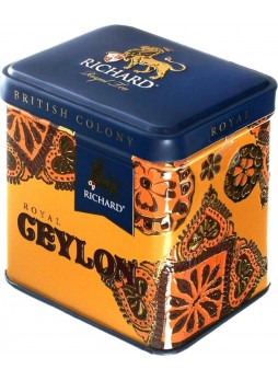 Подарочный черный чай Richard BC Royal CEYLON банка 50 г