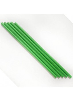 Бумажные трубочки ЛАЙМ зеленые 200 мм d=6 мм