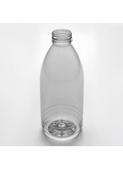 Бутылка ПЭТ прозрачная 1 л горлышко d=38 мм