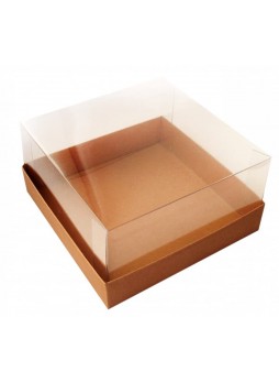 Дно коробки для торта Крафт-Крафт 240×240×40 мм