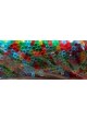Пластиковые трубочки цветные прямые 240 мм d=8 мм оптом