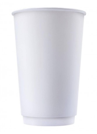 Бумажный стакан Белый 2-слойный d=90 400 мл оптом