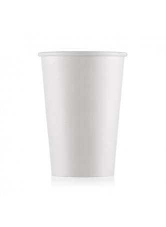 Бумажный стакан ECO CUPS Белый d=90 350 мл оптом