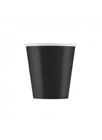 Бумажный стакан Eco Cups Черный d=63 110 мл