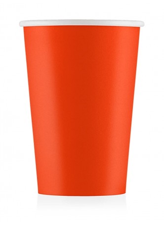 Бумажный стакан Eco Cups Оранжевый d=90 400 мл оптом