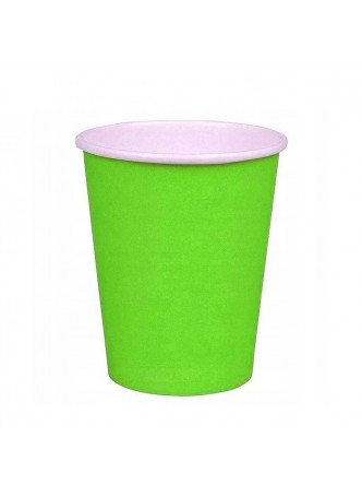 Бумажный стакан ECO CUPS Салатовый d=80 250 мл оптом