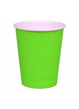 Бумажный стакан ECO CUPS Салатовый d=80 250 мл
