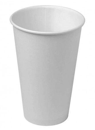 Бумажный стакан Ecopak Белый d=90 450 мл оптом