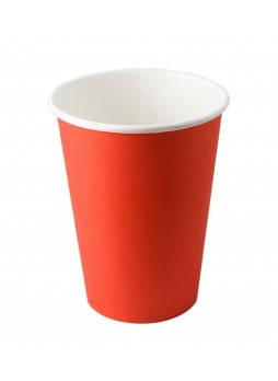 Бумажный стакан Ecopak Красный d=90 350 мл