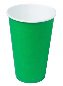 Бумажный стакан Ecopak Зеленый d=90 450 мл