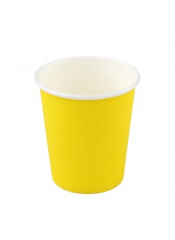 Бумажный стакан Ecopak Желтый d=80 250 мл