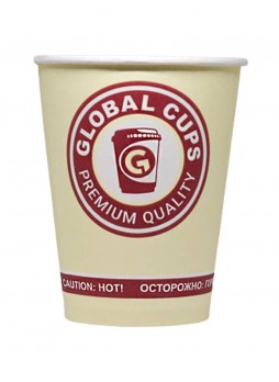 Бумажный стакан GlobalCups Premium quality d=90 300 мл
