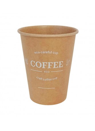 Бумажный стакан Kraft Line COFFEE d=80 250 мл оптом
