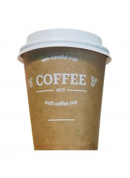 Бумажный стакан Kraft Line COFFEE d=80 250 мл