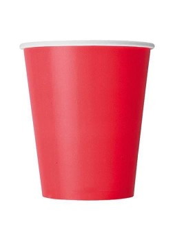 Бумажный стакан Красный d=80 250 мл