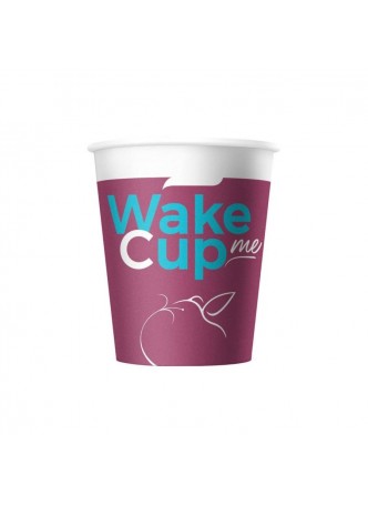 Бумажный стакан Wake Me Cup d=72 180 мл оптом